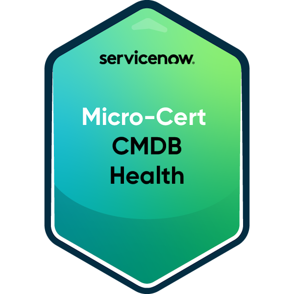 CMDB Health badge
